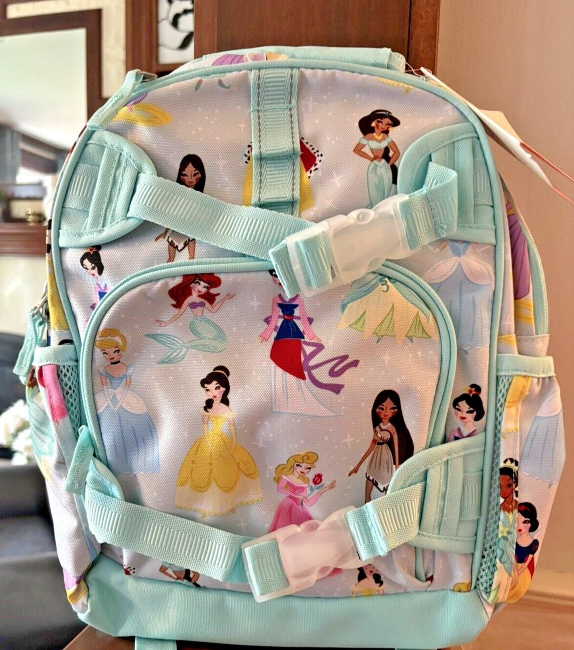 Disney School Pottery barn BACKPACK Belle Cinderella travel 