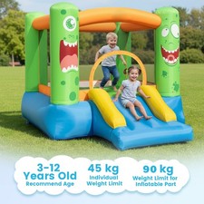 Monster Inflatable Bounce House 2-in-1 Kids Jumping Castle (without Blower)