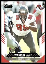 Warren Sapp 2021 Score #19 Buccaneers NFL READ FREE SHIPPING AutographDen