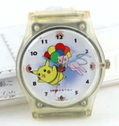 Vintage Pokemon Pikachu Quartz Watch ANA Japan Exclusive Clear - Working w/Box