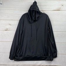 Mondetta Pullover Hoodie Womens Sz XL Black Hooded Sweatshirt Performance Active