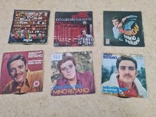 Mino Reitano LOTTO 6 DISCHI 45 Giri Anni  60 70 80 DISCO VINILE Italy Originali