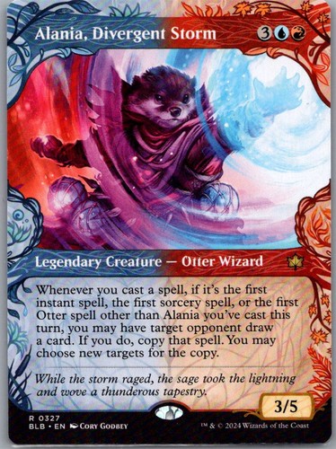 Alania, Divergent Storm (Showcase) R Bloomburrow 327 NM