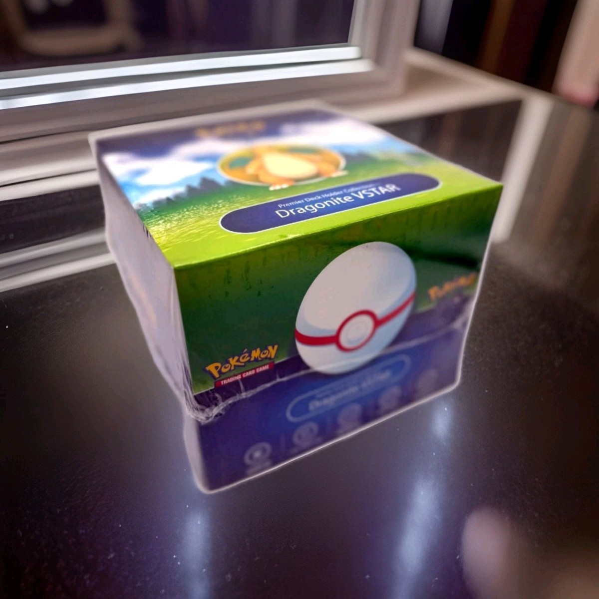 Pokemon GO TCG Premier Deck Holder Box Dragonite VStar Collection