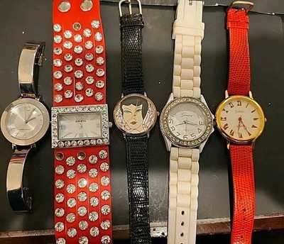  Watches  All Work Geneva, Nine West, Sutton,  Sign Face Wear/resell (455)
