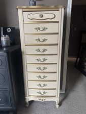 Vintage French Provincial Lingerie Chest Of Drawers Mid Century Furniture