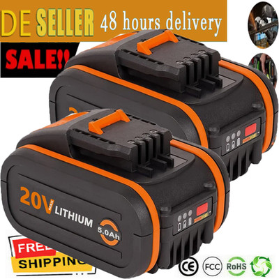2PACK 20V Li-Ionen Akku für Worx WA3550 WA3551 WA3551.1 WA3553 WA3553.1 WA3553.2
