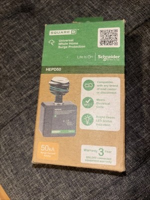 Square D HEPD50 50kA Whole Home Surge Protection Device