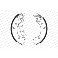 Ferodo Bremsbackensatz 203Mm Passend FüR Lada Vesta Nissan Micra Note Tiida
