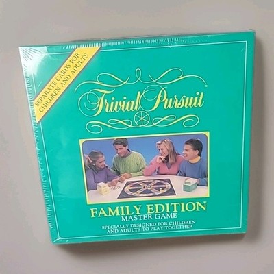 NIB Sealed Vtg. Trivial Pursuit Master Game Family Edition 1992