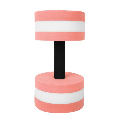 Mancuerna flotante de agua de espuma redondeada ecológica equipo de fitness (rosa blanco - Imagen 6 de 11