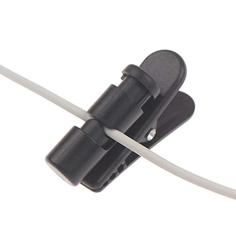 10Pcs Cable Cord Clamp Headset Clip Earphone Winder Cable Clip Hooks - Image 3 of 4