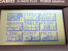 Casio FX-7400G PLUS Power grafischer wissenschaftlicher Taschenrechner, verpackt funktioniert einwandfrei