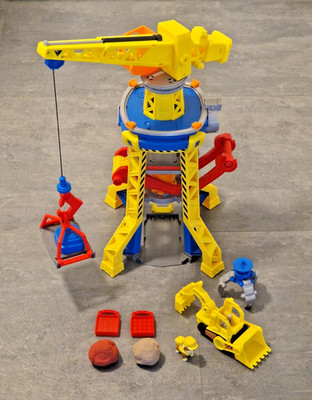 *TOP ZUSTAND* Paw Patrol Rubble & Crew - Baupfoten Bau Kran Baustelle Backyard
