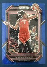 2023 Panini Prizm WNBA #77 Candace Parker Blue Wave