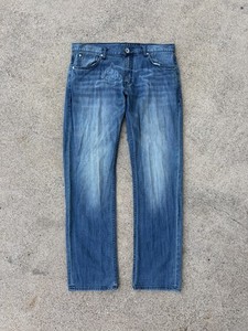 Icecream Billionaire Boys Club Running Dog Jeans light Wash Blue Wide Size 34x32