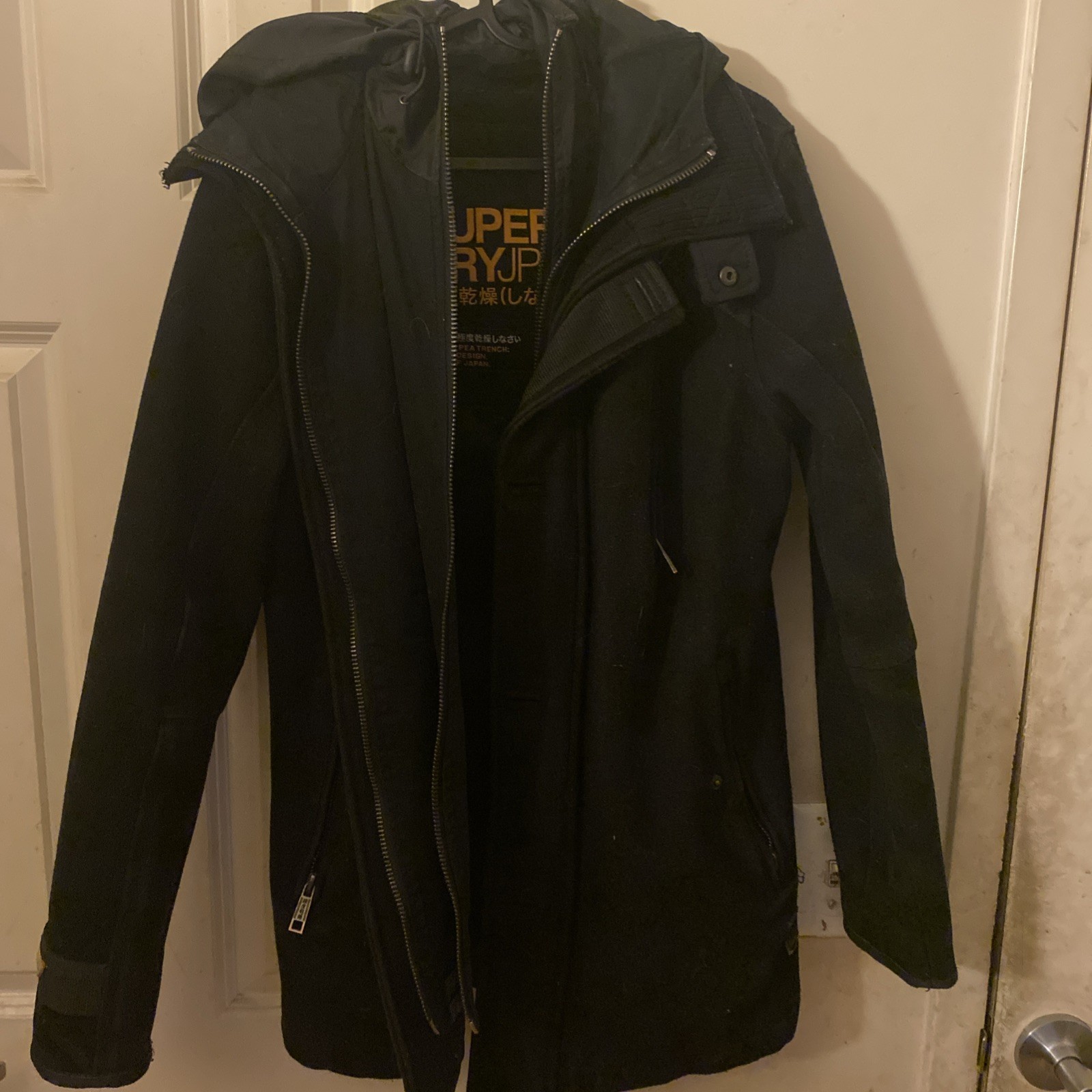 Superdry Men's Premier Pea Trench Coat image 2
