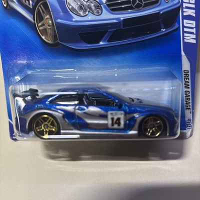 Hot Wheels AMG Mercedes CLK DTM Dream Garage Blue W/Protector