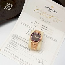 Patek Philippe Nautilus 5723/112R 18K Rose Gold Baguette Ruby Automatic Watch 3