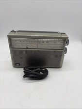 Radio Ancienne ITT Vintage 100% Fonctionnelle Antenne Cordon Rétro