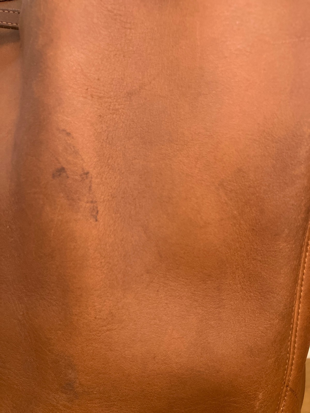 COACH Vintage Drawstring Shoulder Bag Burberry Trench Coat 333 Brown Used Men... thumbnail 12