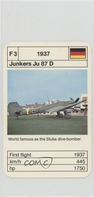 1977 ACE Trump Aeroplanes before 1940 Junkers Ju 87 D #F3 02v3
