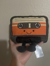 Jellycat Retired Amuseables Cassette Tape Rare 100% Authentic