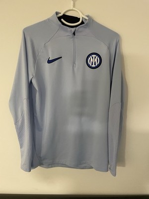 Inter Milan Prematch Long Sleeve Italy Mens Size M, Nike White Blue Black