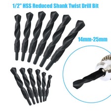 HSS Cobalt Blacksmith Drill Bit Reduced Shank Drills Metric Sizes14-25mm Silver