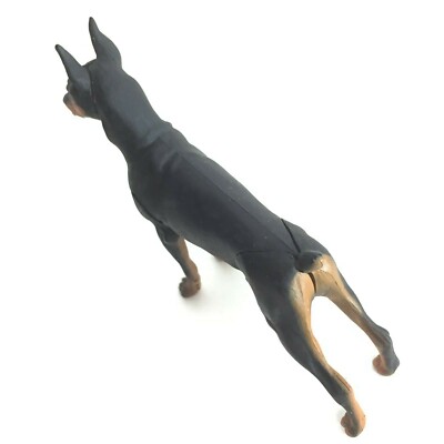 Choco Q Mini Figure Dog Doberman Black Kaiyodo Japan choco