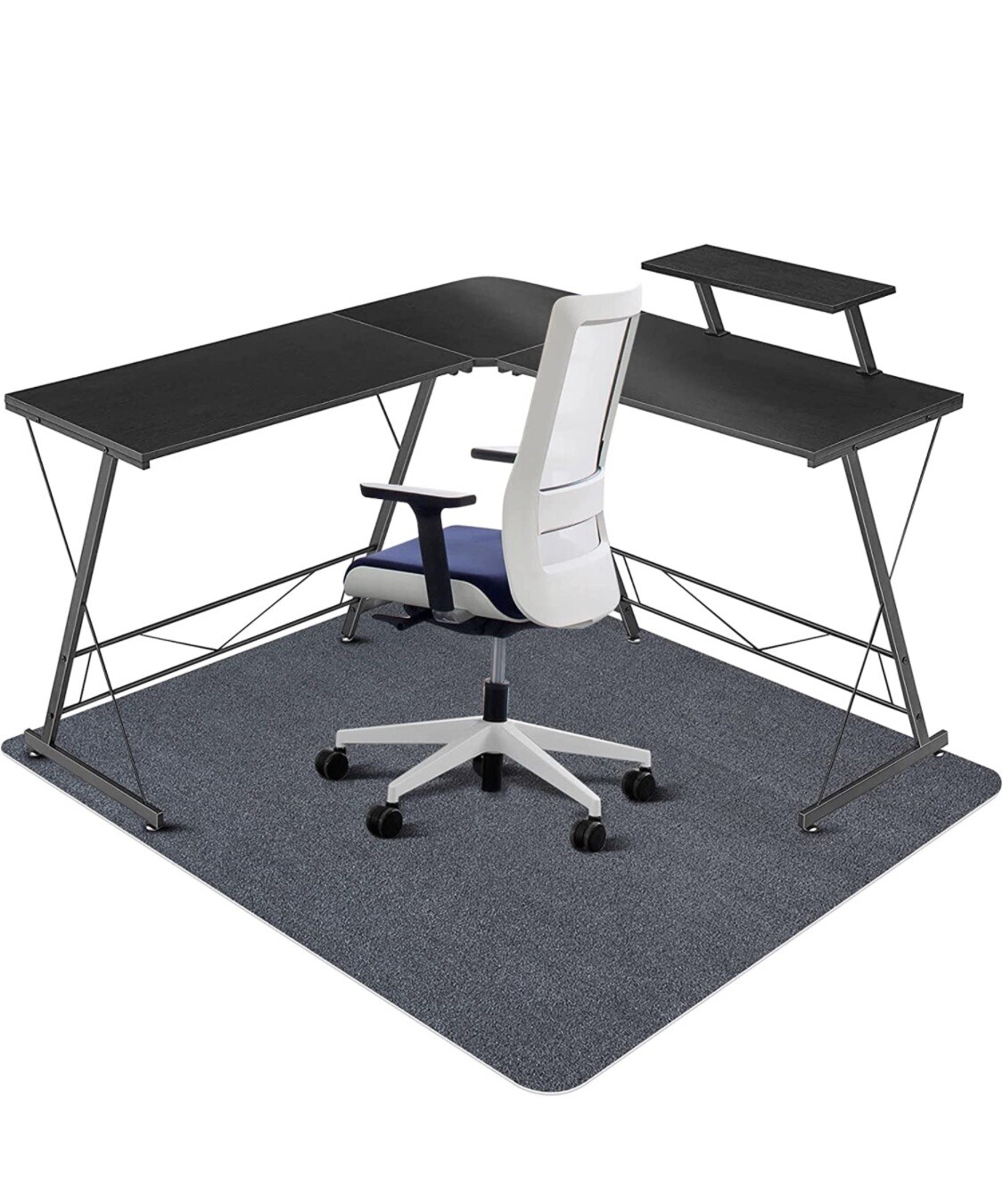 Extra Large Chair Mat Hard Floor Protector 63"x51" Desk Rug For Home