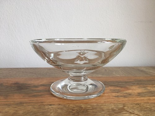 La Rochere Bee glass Sundae/ Ice Cream Dishes France Napolean stylish VGC - Picture 10 of 24
