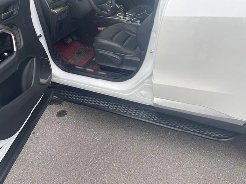 Running Boards fit Audi Q7 2016-2024 Side Step Nerf Bars Protector w/brackets - Picture 3 of 11