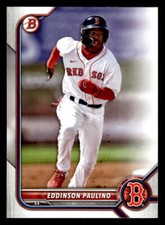 2022 Bowman Draft #BD-62 Eddinson Paulino Card Boston Red Sox