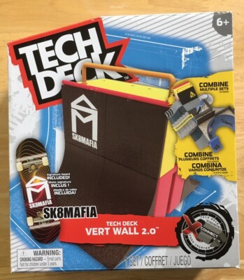 Tech Deck Vert Wall 2.0 Park Creator X Connect W/Signature Skate Board SK8MAFIA