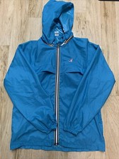 Vintage Kway 1/4 Zip Women Size 5 (xl) Pac A Mac Jacket Blue