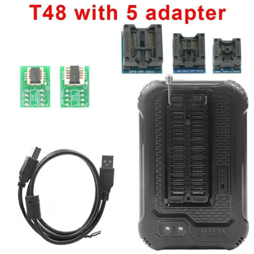 T48 TL866II Plus High speed Universal Programmer+Adapters+Test Clip PIC Bios - Picture 2 of 12