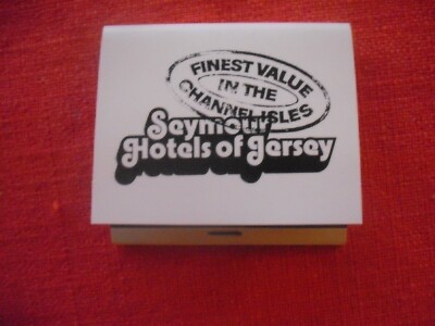 Seymour Hotels Of Jersey Channel Isles Portelet Matchbook Cover