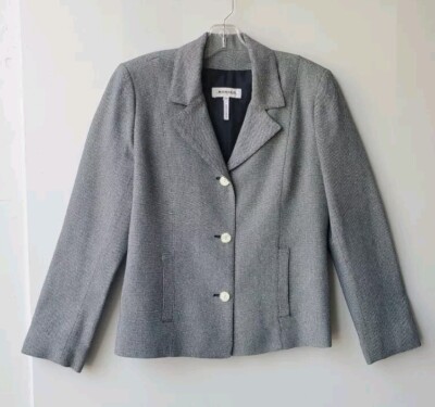 Rodier Tweed Button Blazer