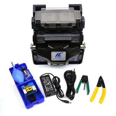 Eloik ALK-88A Fiber Optic Splicing Machine Fusion Splicer Optica Fast Heating Kd