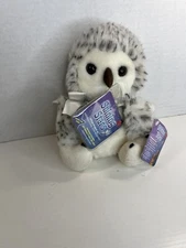 Russ Berrie Shining Stars Snowy Owl With Sealed Code Tag 8 Inches New