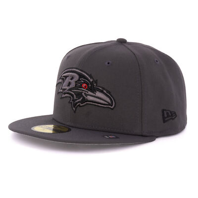 New Era 59Fifty NFL Baltimore Ravens Fitted Cap Kappe dark grey 97947