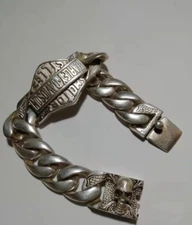 Europe And America Old Tibetan Silver Hand Carving Crucifer Hand Bracelet
