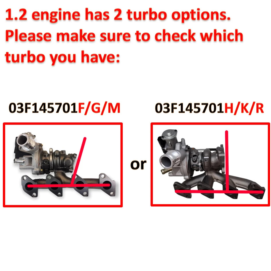 Upgrade Turbolader Rumpfgruppe Seat Skoda VW Audi 1.2 TSI CBZA CBZB Turbo Core - Bild 2 von 4