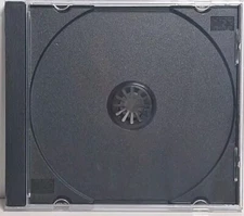 CD Jewel Case Black Trays STANDARD Lot Of 10 Fast Shipping