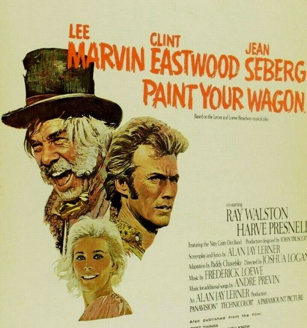 1969 Paint Your Wagon Wand'rin' Star Sheet Music Lee Marvin Clint Eastwood eBay