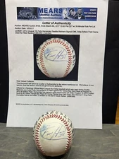 Felix Hernandez 2012 August 15 Perfect Game Used Signed Baseball MEARS COA Rare 