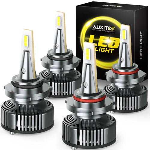 4X LED Headlights 9005 9006 High Low Beam Bulbs Super Bright 6500K Xenon White - Picture 16 of 16
