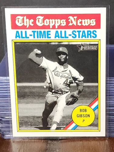 2025 Topps Heritage Bob Gibson #342
