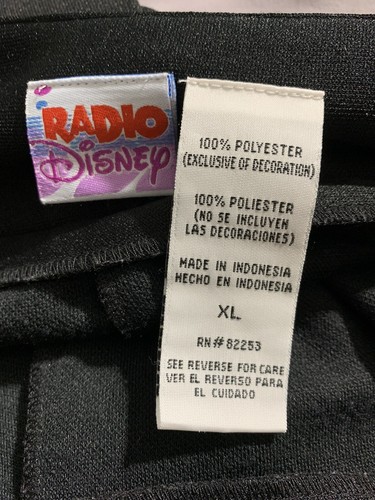 Radio Disney black pants size XL juniors girls polka dot flower detail - Picture 3 of 5
